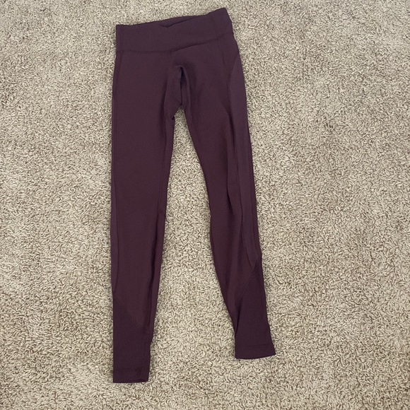 Lululemon Burgundy leggings - Picture 1 of 6